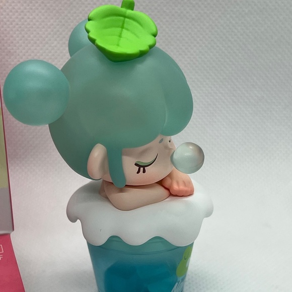 Kawaii NEW Rolife Baby Nanci Milk Tea Mint green Tea figure - Picture 4 of 4